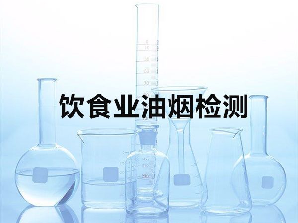 饮食业油烟检测
